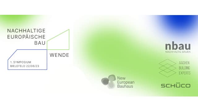 1. NEB Symposium: Nachhaltige Europäische Bauwende