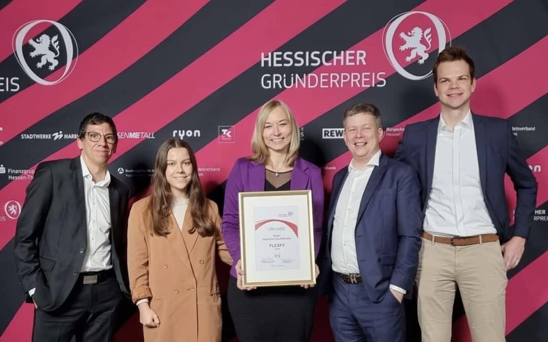 Die elektrifizierte Wand: FLEXFY gewinnt Hessischen Gründerpreis 2024!