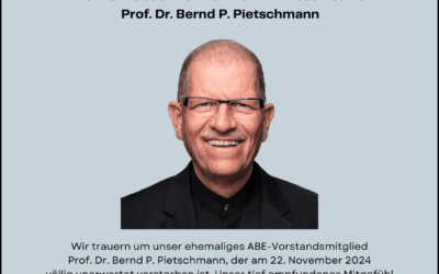 In stillem Gedenken nehmen wir Abschied von Prof. Dr. Bernd P. Pietschmann