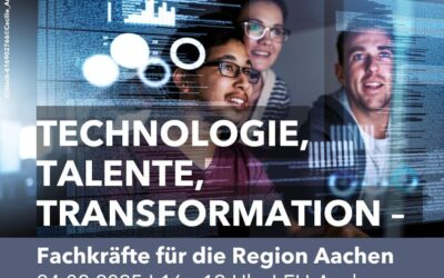 Fachkräfte für die Region Aachen: ABE bei Clusterkonferenz „Technologie, Talente, Transformation“!