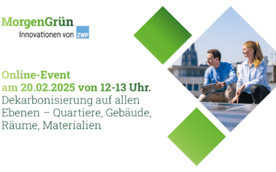 Dekarbonisierung in der Immobilienbranche: Online-Event von MorgenGrün gibt prägnante Einblicke!