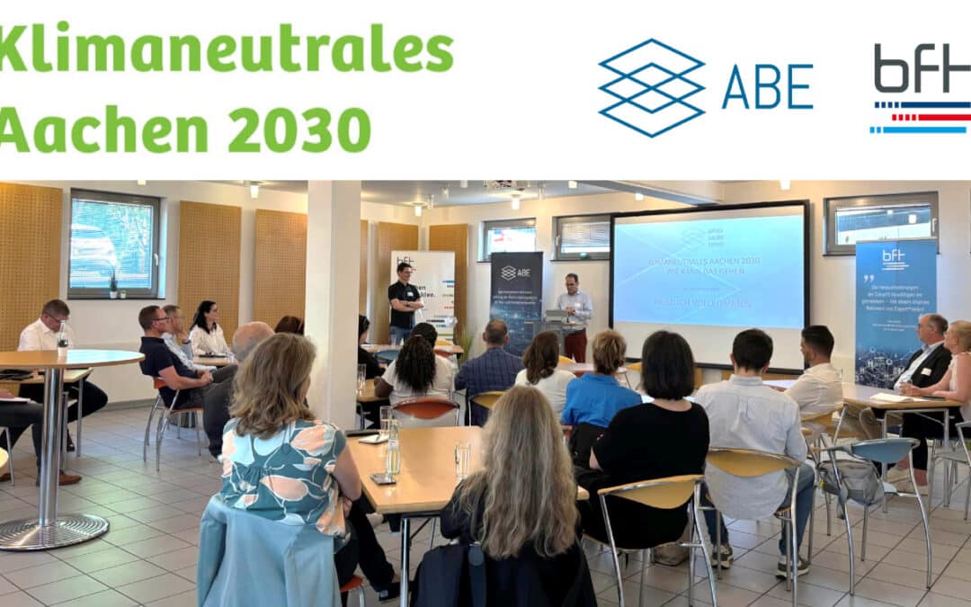 Spannende Impulse beim 4. Tischgespräch „Klimaneutrales Aachen 2030“