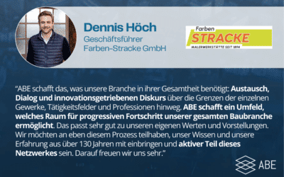 Neuer Beitritt zum ABE-Innovationsnetzwerk: Farben Stracke GmbH!