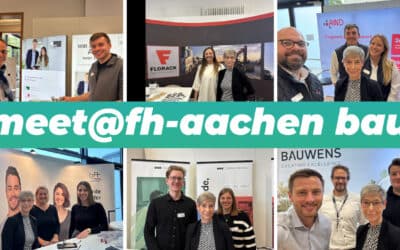 Recruiting live: ABE-Mitglieder bei der “meet@fh-aachen bau” 2025 