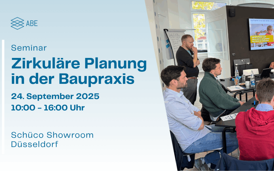 Seminar: Zirkuläre Planung in der Baupraxis