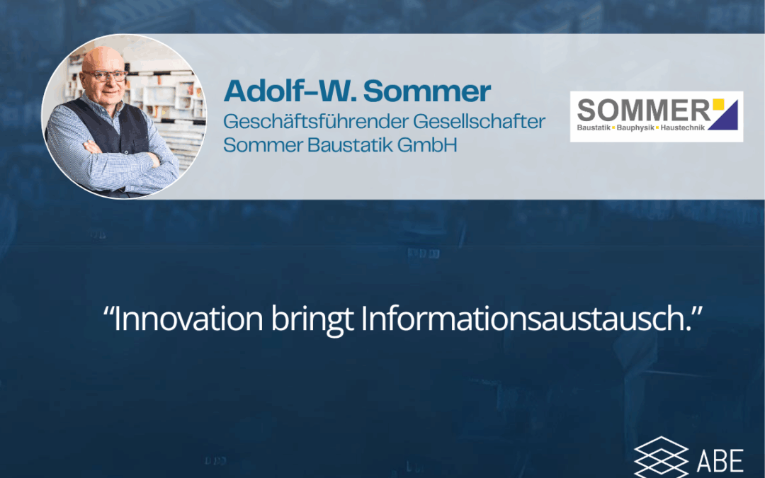 Das ABE-Netzwerk wächst weiter: Herzlich willkommen Sommer Baustatik GmbH!
