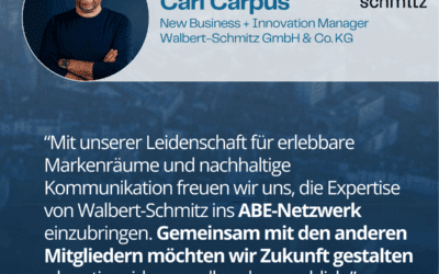 Neues Mitglied – neue Impulse im ABE-Netzwerk: Herzlich willkommen Walbert-Schmitz!