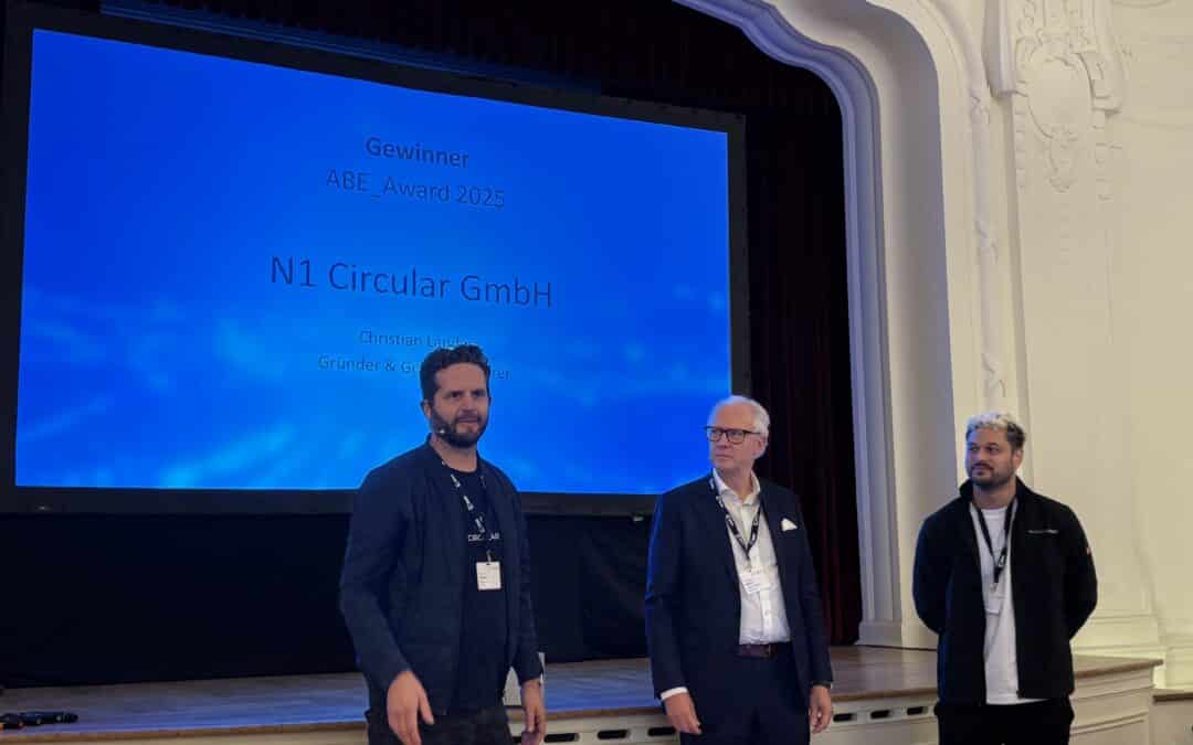 Ressourcenschonung durch Kreislaufwirtschaft: N1 Circular gewinnt ABE_Award 2025!