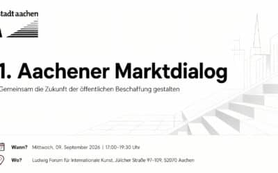 1. Aachener Marktdialog: Öffentliche Beschaffung gemeinsam weiterdenken | 09.09.2026