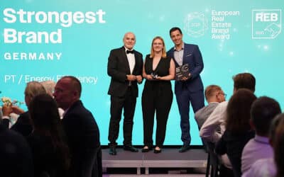 Ausgezeichnet: aedifion erhält Real Estate Brand Award in der Kategorie Energieeffizienz