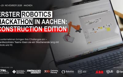 Erster Robotics Hackathon in Aachen: ABE ist Kooperationspartner – Challenges von Mitgliedern gesucht!